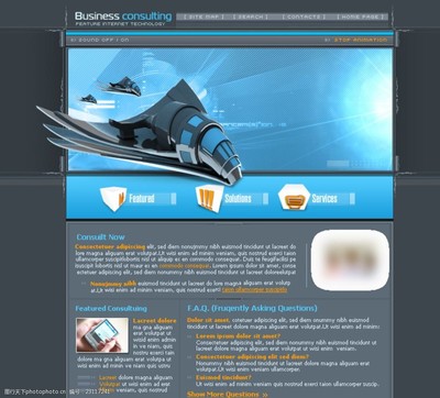 国外科技公司网页设计 简约、动态与用户体验的完美融合